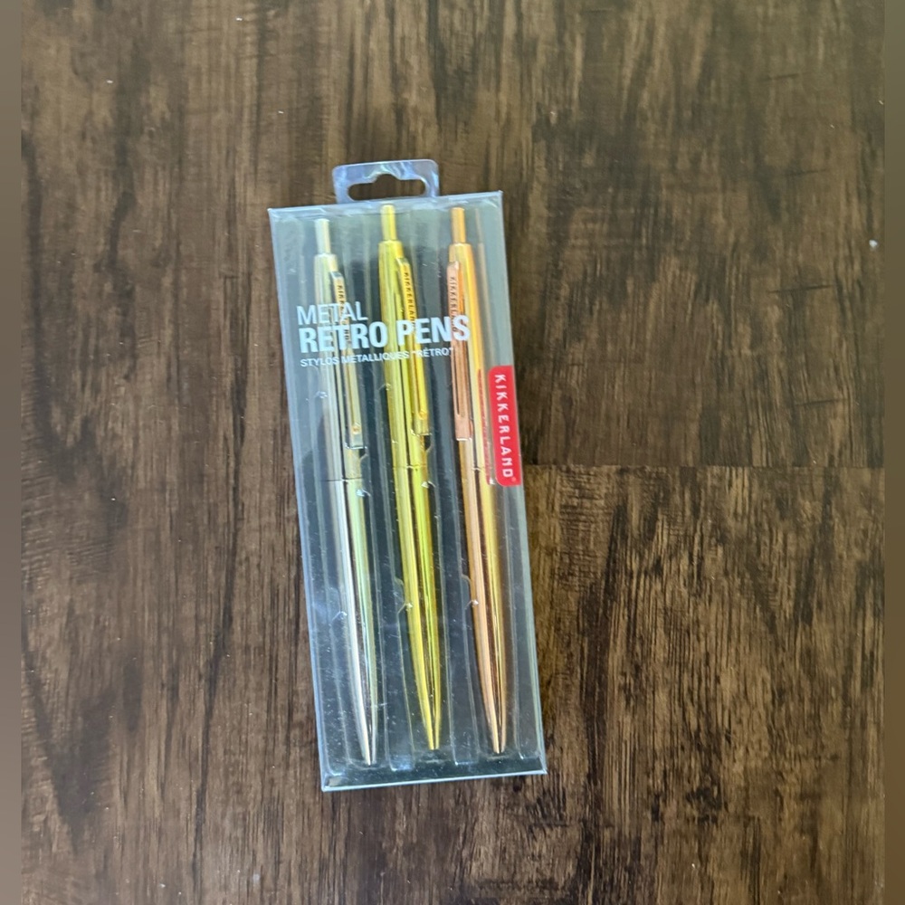 West elm metal retro pallpoint pens